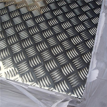 Алуминиева / алуминиева сплав Релефна карирана покривна плоча за хладилник / строителство / противоплъзгащ се под (A1050 1060 1100 3003 3105 5052) 