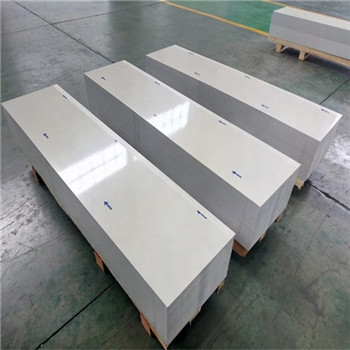Бял цвят алуминиев лист за вътрешен хладилник фризер част 