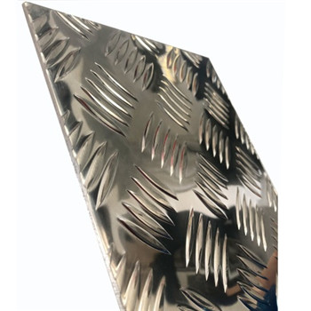 Релефна алуминиева шарка с диамантена плоча на протектора 1050 1060 1100 5083 